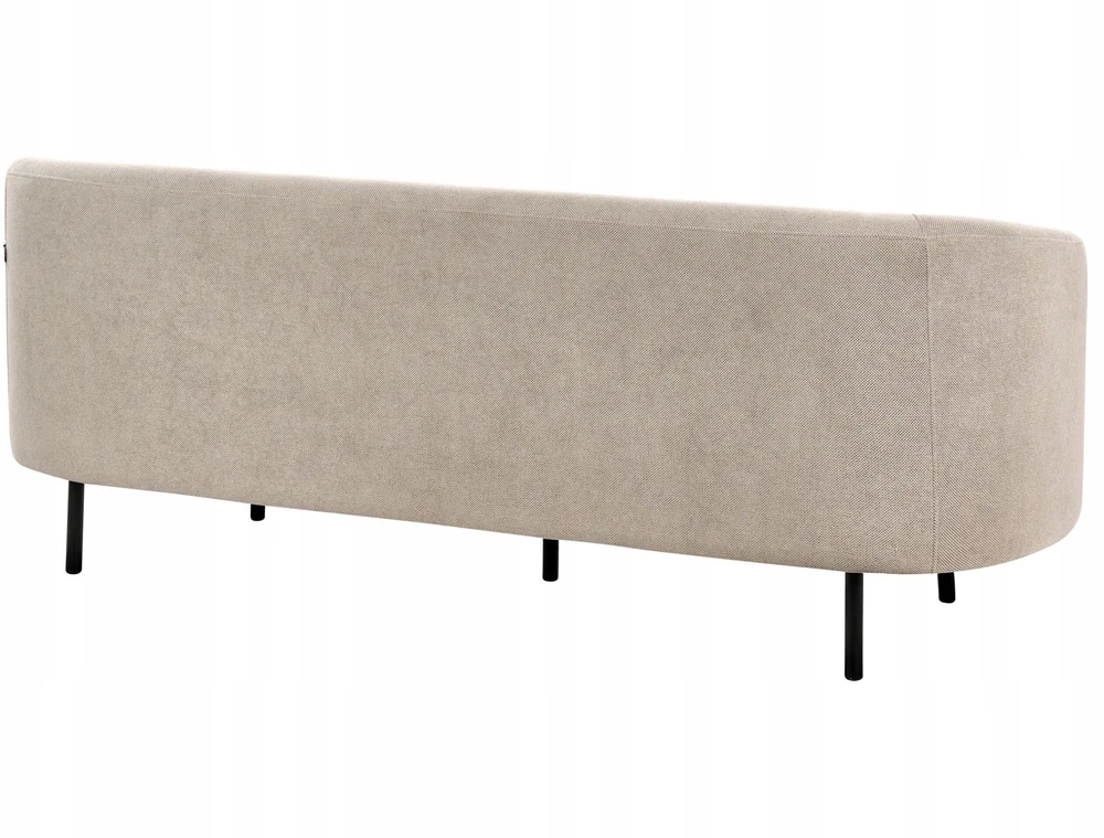 Beliani 3 vietų sofa LOEN smėlio pilkumo spalvos
