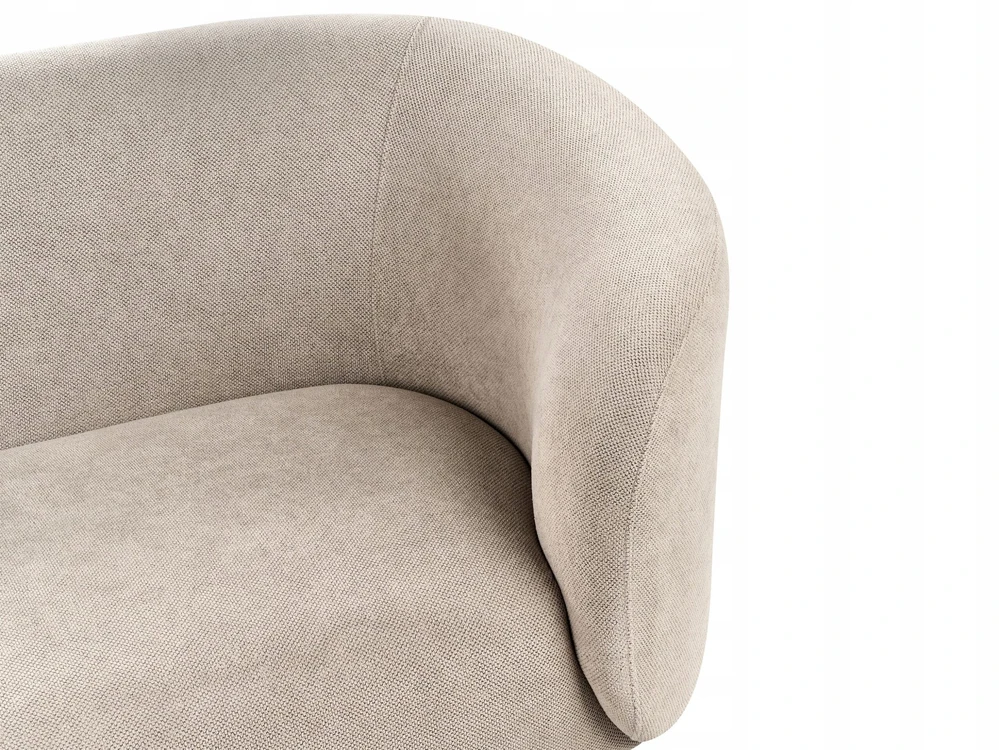 Beliani 3 vietų sofa LOEN smėlio pilkumo spalvos