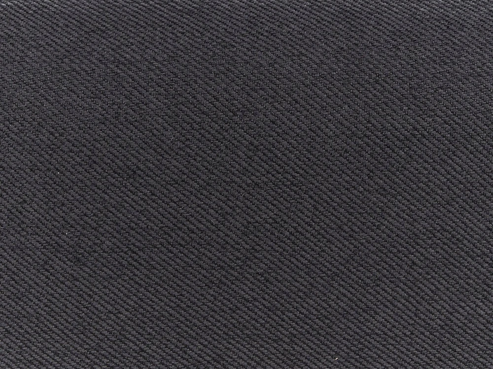 Beliani Trivietė sofa LOEN juoda