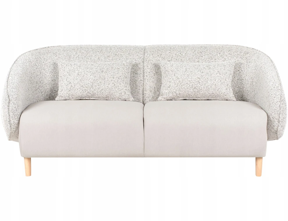 Beliani Sofa UMEA šviesiai smėlio spalvos