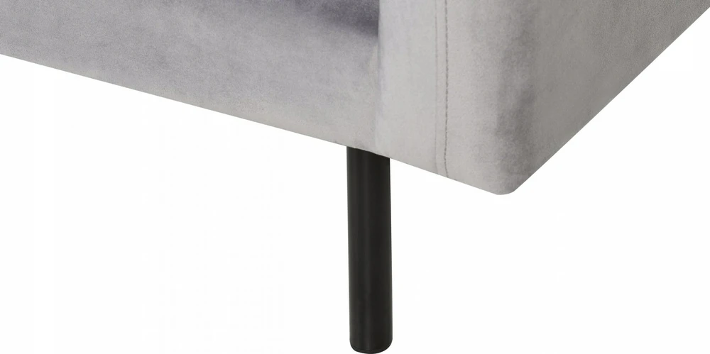 Beliani 3 vietų sofa VINTERBRO aksominė pilka