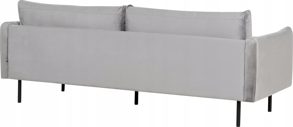 Beliani 3 vietų sofa VINTERBRO aksominė pilka