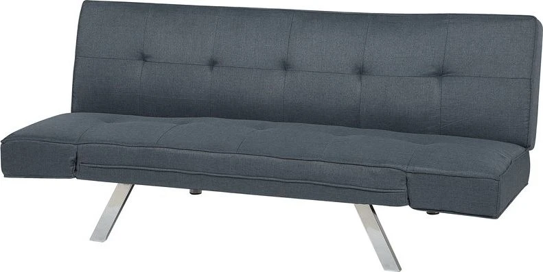 Beliani Trivietė išskleidžiama sofa BRISTOL tamsiai mėlyna