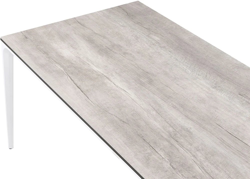 Beliani Sodo stalas SOVARETO 180x90 cm medienos imitacija šviesiai pilkas