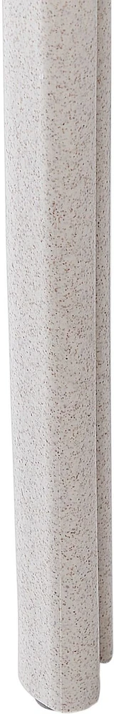 Beliani Sodo kavos staliukas FERRETTI 69 cm 69 cm šviesiai smėlio spalvos
