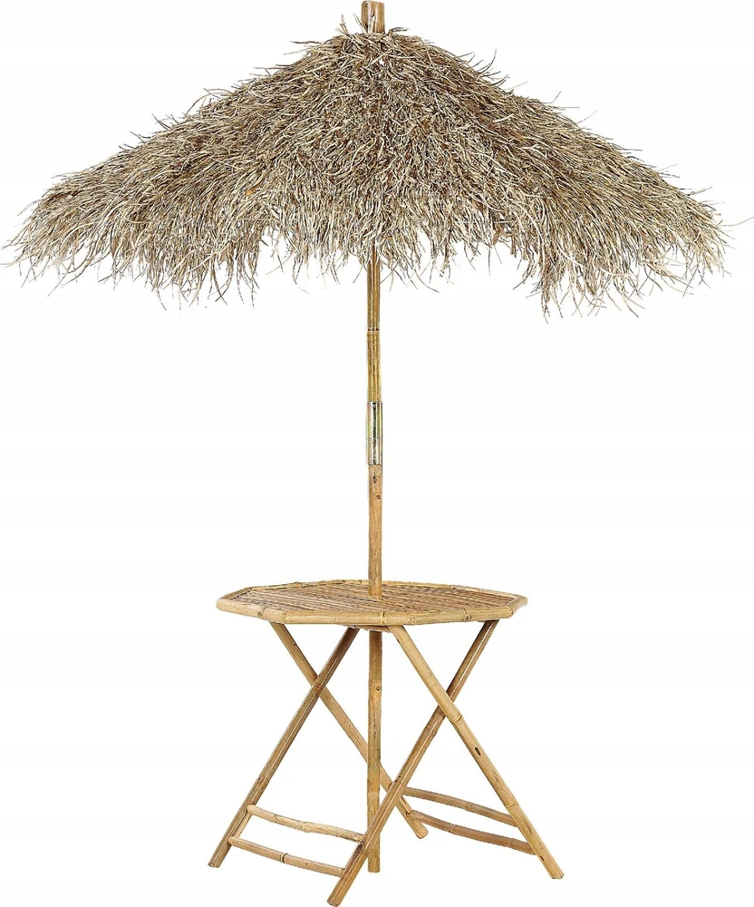 Beliani Bistro staliukas MOLISE 85 cm Bambuko spalvos