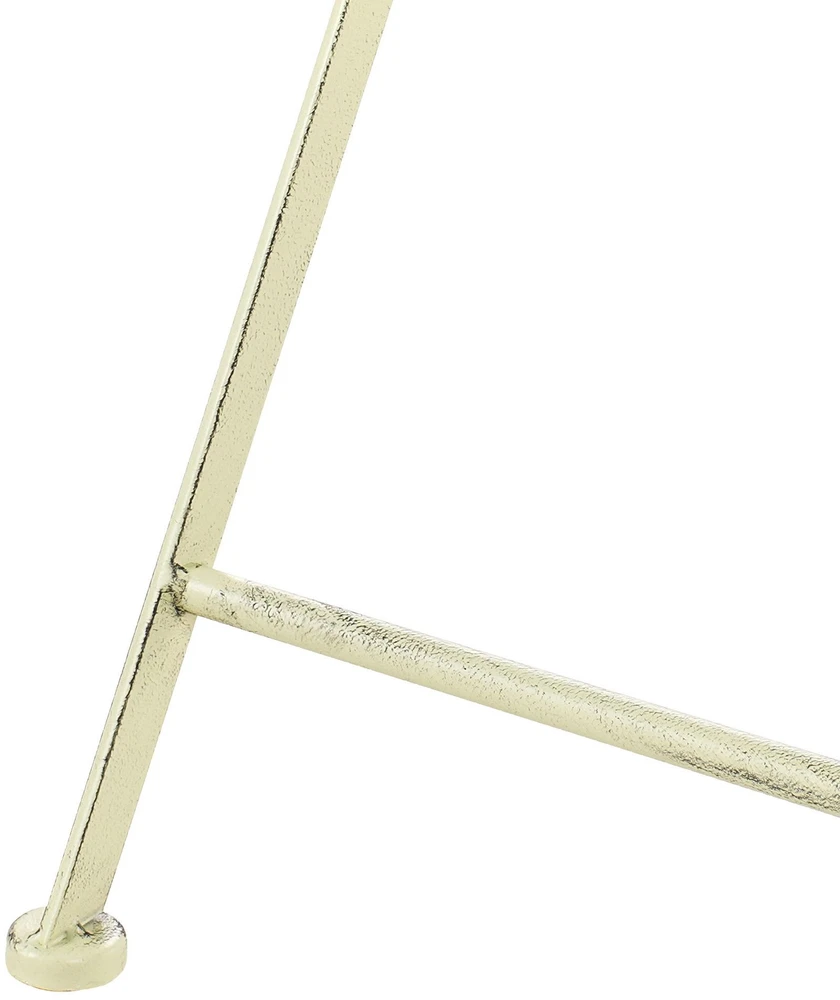 Beliani Sodo baro stalas BIVIO 60 cm 60 cm metalinis šviesiai žalias