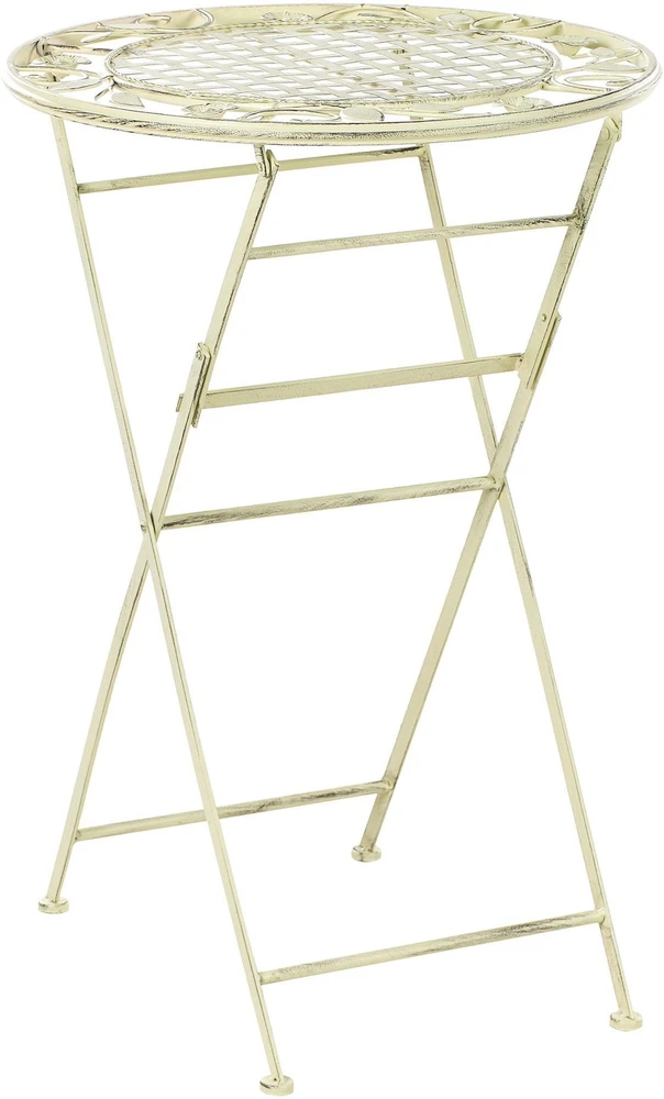 Beliani Sodo baro stalas BIVIO 60 cm 60 cm metalinis šviesiai žalias