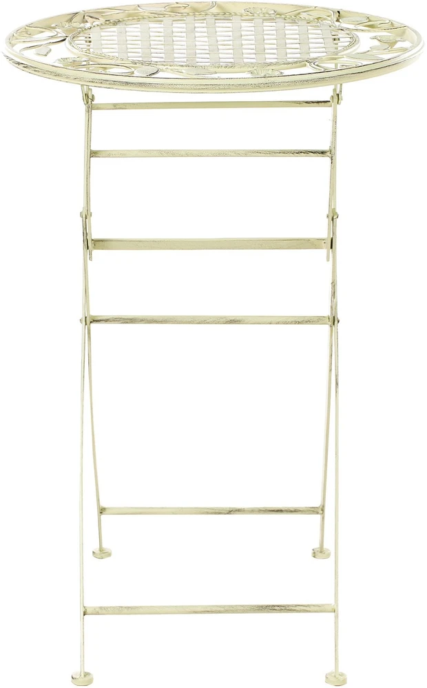 Beliani Sodo baro stalas BIVIO 60 cm 60 cm metalinis šviesiai žalias