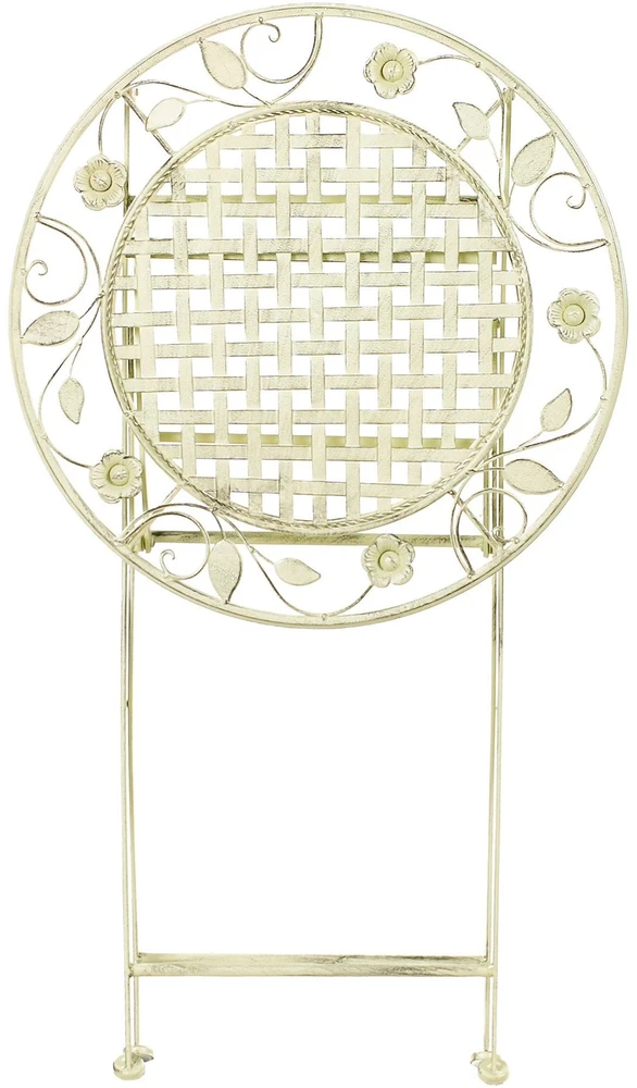 Beliani Sodo baro stalas BIVIO 60 cm 60 cm metalinis šviesiai žalias