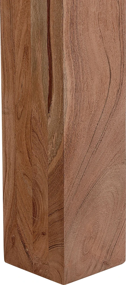 Beliani Valgomojo stalas TESA Rudas 180x90 cm Akacijos mediena