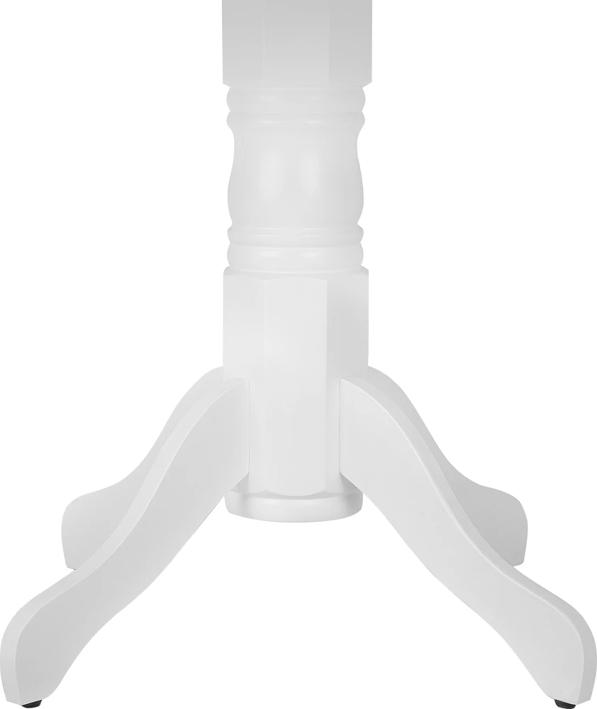 Beliani Valgomojo stalas AKRON Balta 100 cm 100 cm