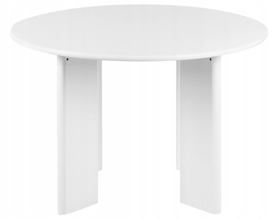 Beliani Valgomojo stalas COSMO baltas 120 cm