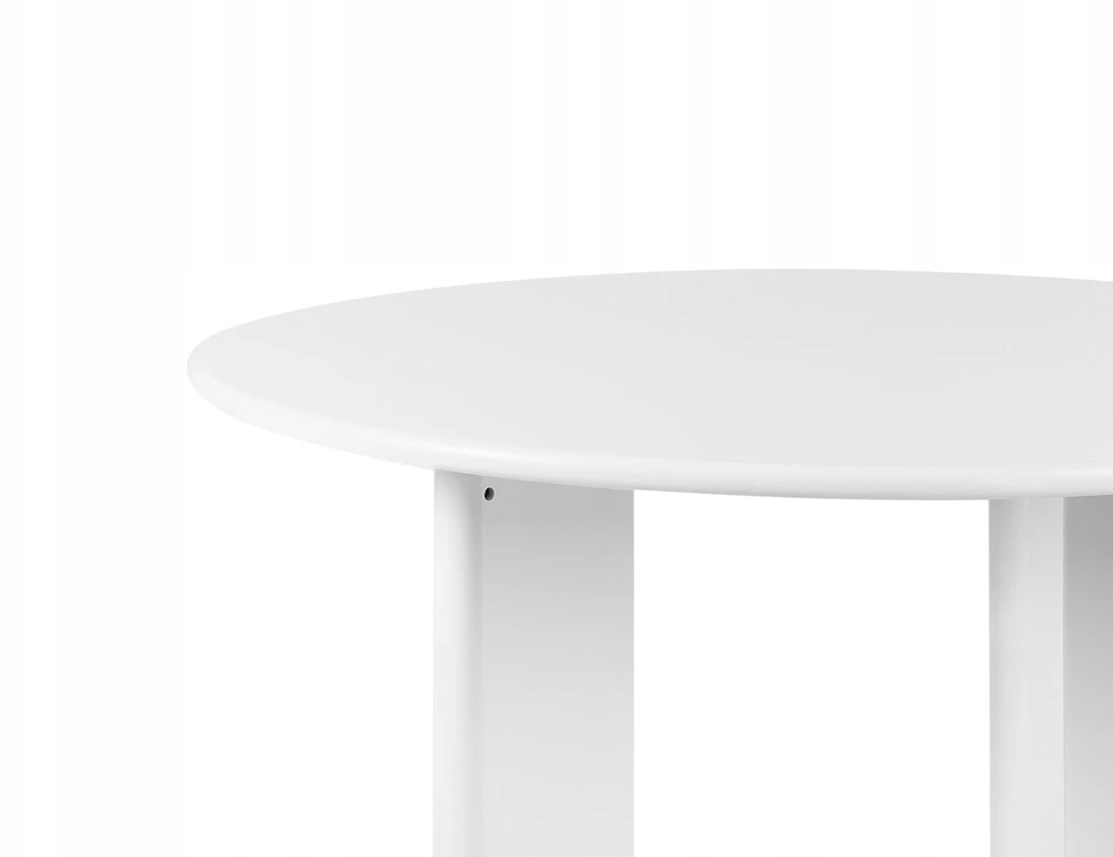 Beliani Valgomojo stalas COSMO baltas 120 cm