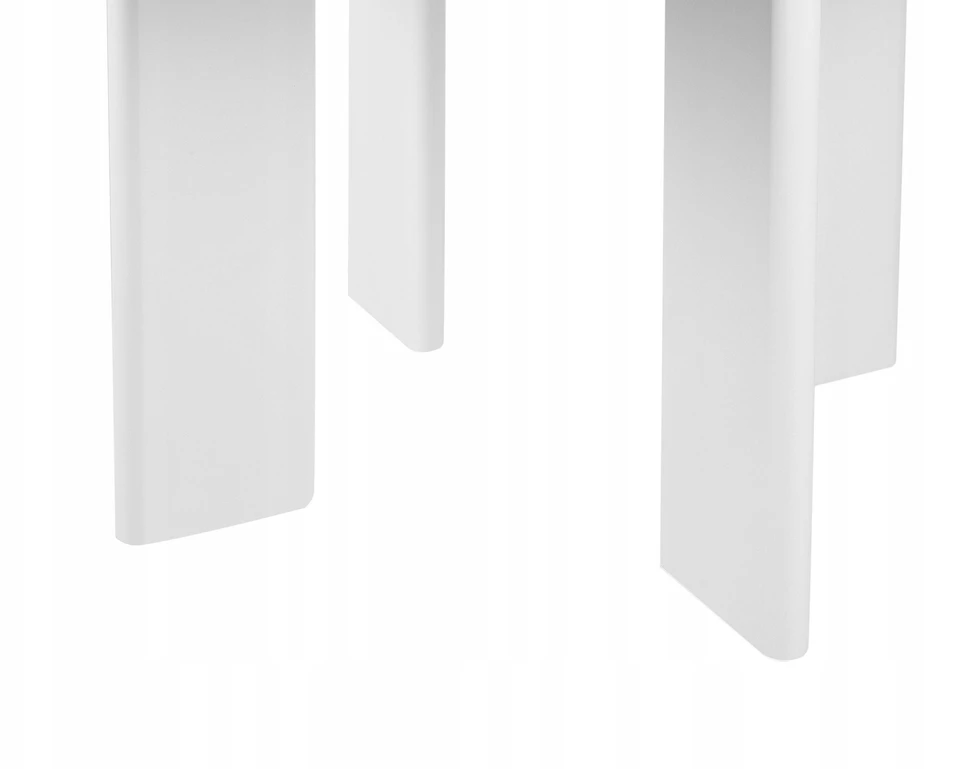 Beliani Valgomojo stalas COSMO baltas 120 cm