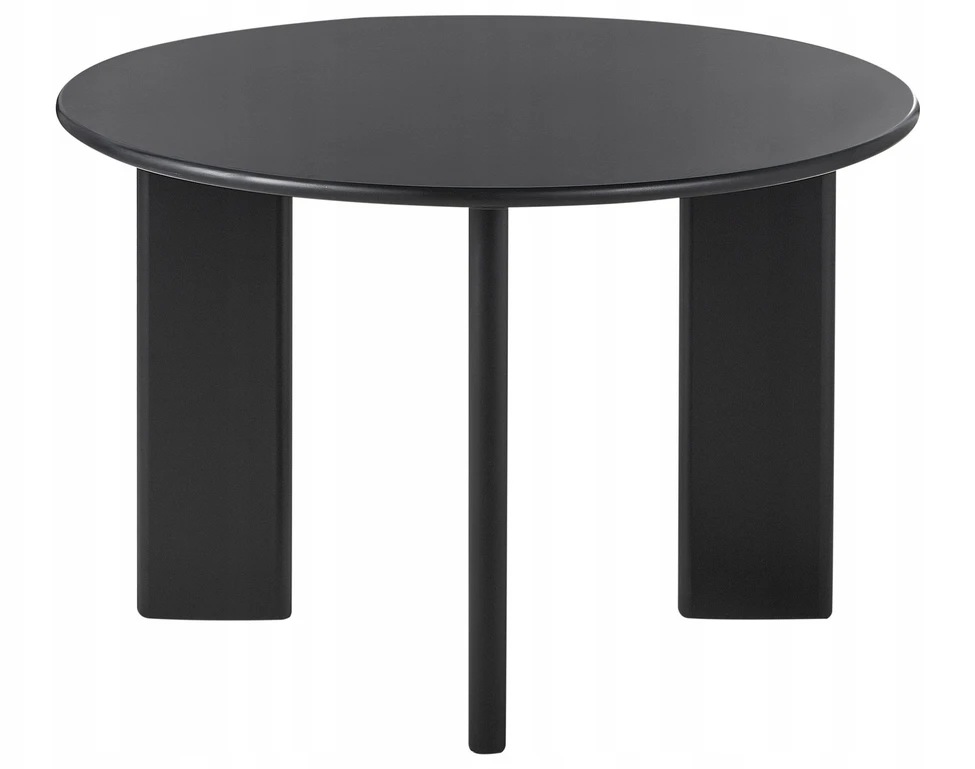 Beliani Valgomojo stalas COSMO juodas 120 cm