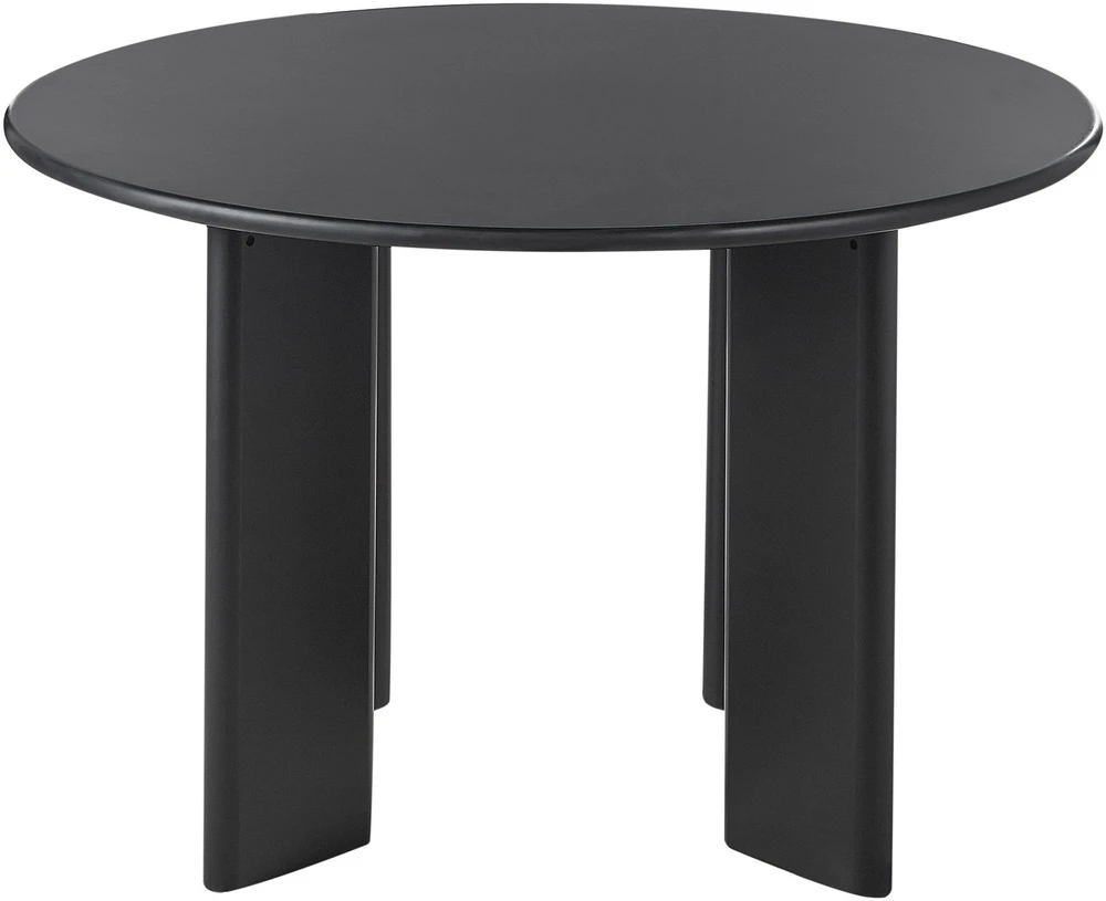 Beliani Valgomojo stalas COSMO juodas 120 cm