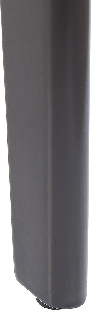 Beliani Išskleidžiamas valgomasis stalas MOSBY, pilkas marmuras, 160/200 cm, 90 cm