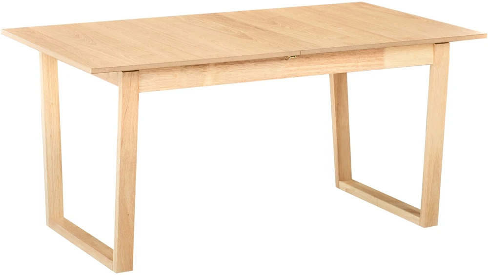 Beliani Išskleidžiamas valgomojo stalas CAMDEN, šviesus uosio atspalvis, 160/200 cm, 95 cm