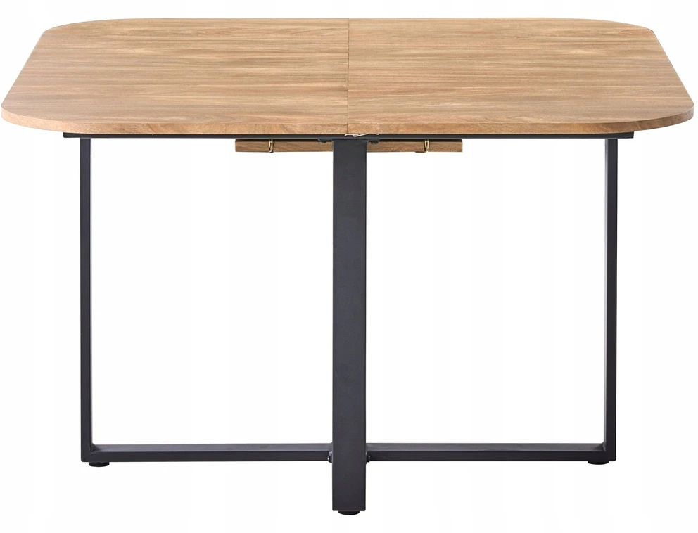 Beliani Išskleidžiamas valgomojo stalas COOPER, rudas, 120/160 cm