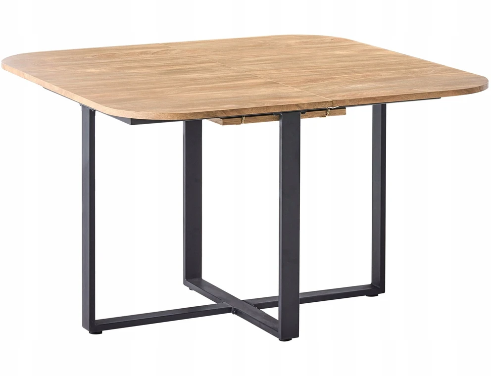Beliani Išskleidžiamas valgomojo stalas COOPER, rudas, 120/160 cm