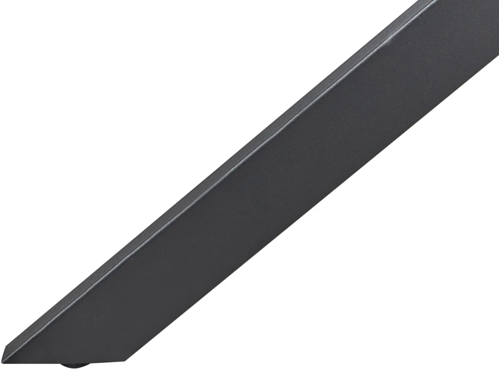 Beliani Išskleidžiamas valgomojo stalas FRIONA tamsiai rudas 110/140 cm 110 cm