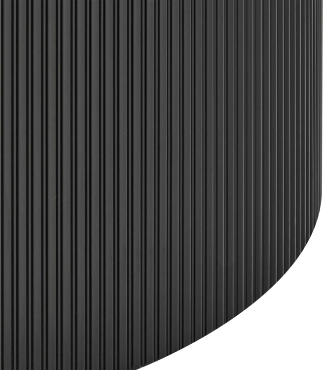 Beliani Valgomojo stalas SHEHO juodas 120 cm