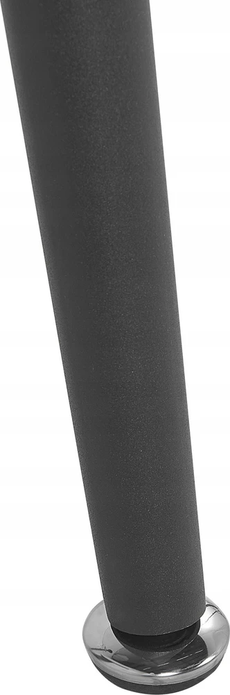 Beliani Valgomojo stalas MIDLAND juodas 140 cm 80 cm grūdintas stiklas