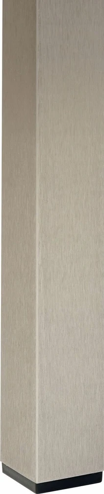 Beliani Sodo stalas VERNIO 180 cm 90 cm metalinis juodas/sidabrinis