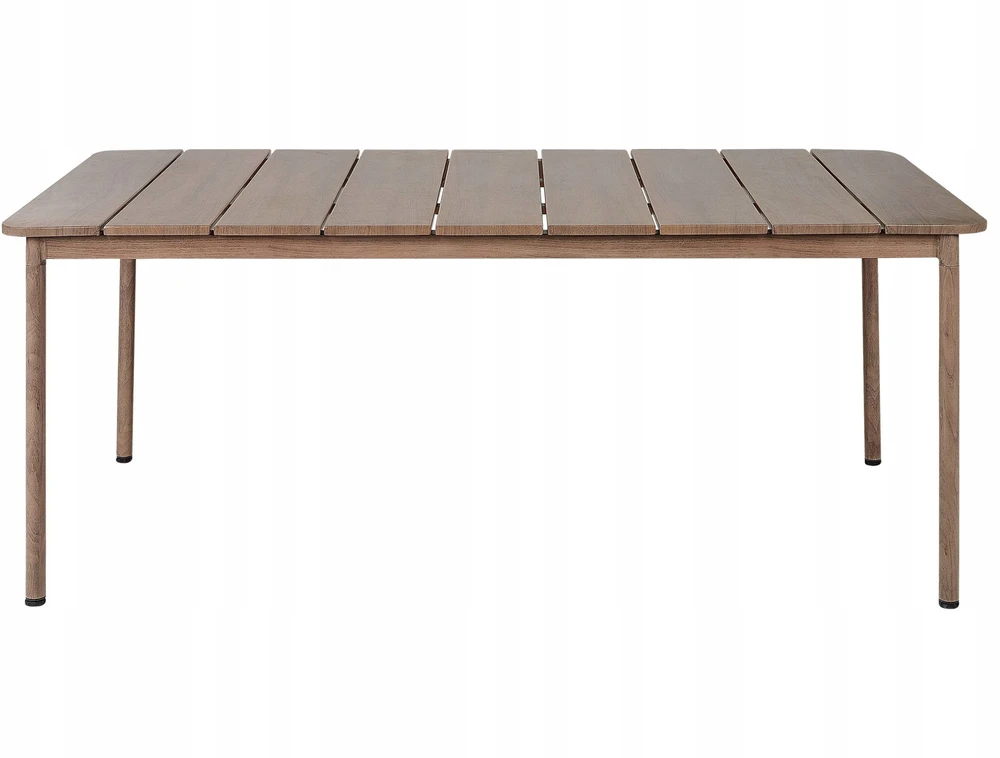 Beliani Sodo stalas FLAVIA 185 cm 96 cm metalinis rudas