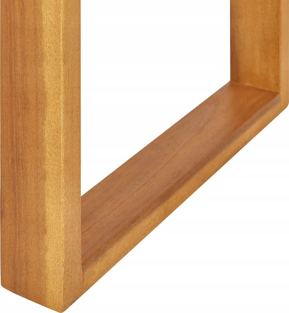 Beliani Sodo staliukas BELLANO 35 cm 40 cm, akacijos mediena, rudas