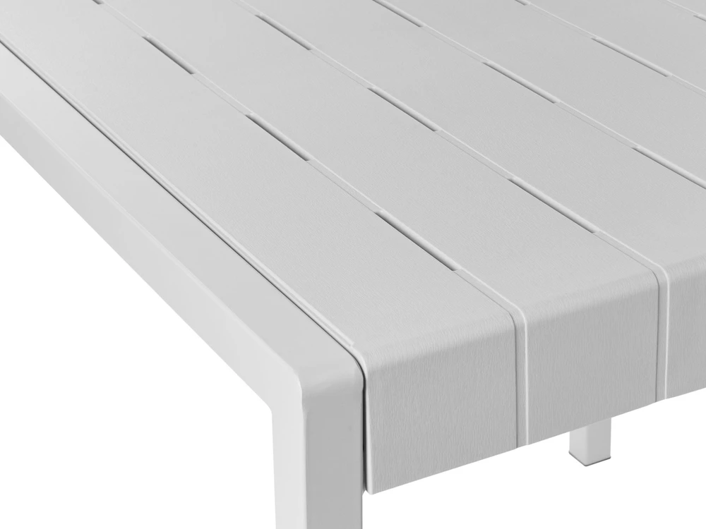 Beliani Sodo stalas BARTICA 81 cm x 84 cm pilkas