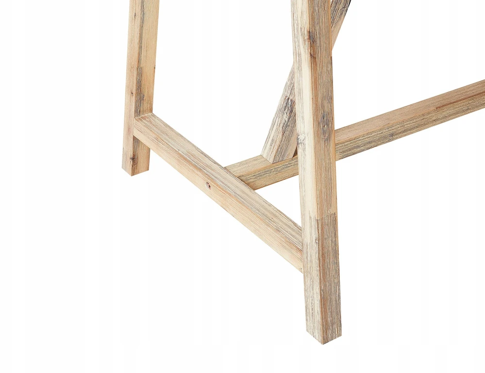 Beliani Sodo baro stalas TALAMONE 140 cm 70 cm pilkas