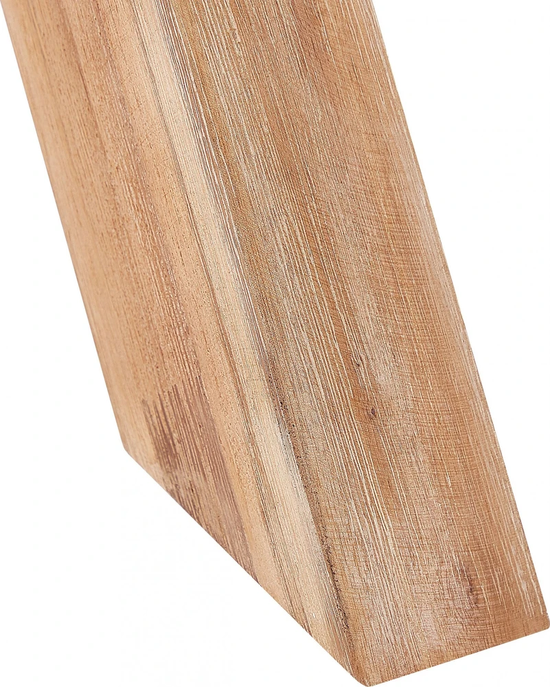 Beliani Sodo stalas OLBIA 200 cm 100 cm betono spalvos baltas