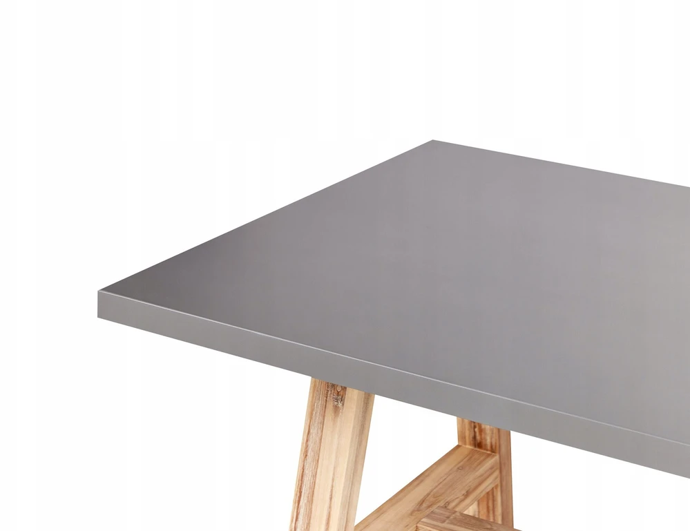 Beliani Sodo stalas TONNARE 200 cm 100 cm betono spalvos pilkas