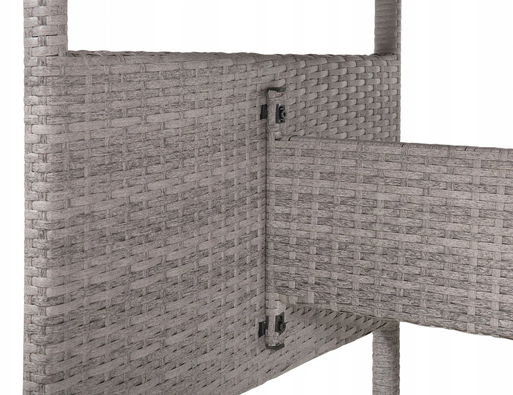 Beliani Sodo stalas VITERBO 145 cm 80 cm, stiklas, šviesiai pilkas