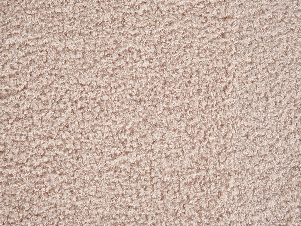 Beliani Taburetė TAKOMA Boucle šviesiai smėlio spalvos