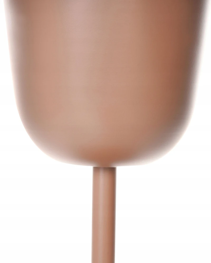 Beliani Gėlių stovas RENGE 28 cm rudas metalinis