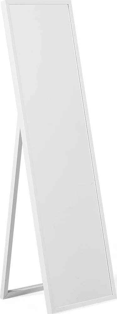 Beliani Pastatomas veidrodis TORCY 140 cm Baltas