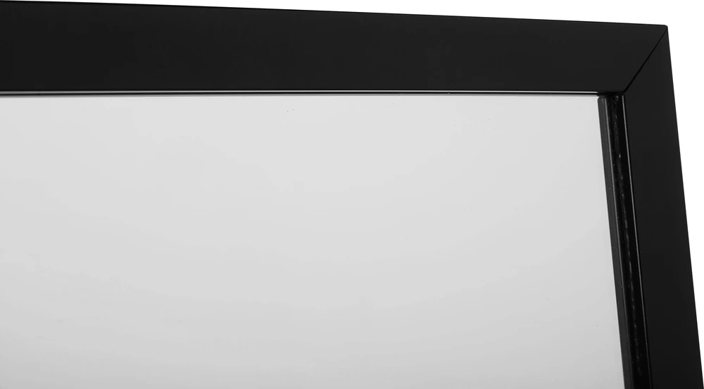 Beliani Pastatomas veidrodis TORCY 140 cm, juodas
