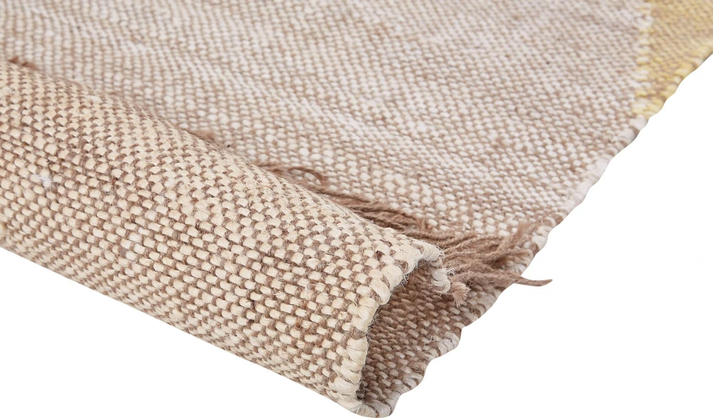 Beliani Džuto kilimas SAMLAR rudas 80 x 150 cm