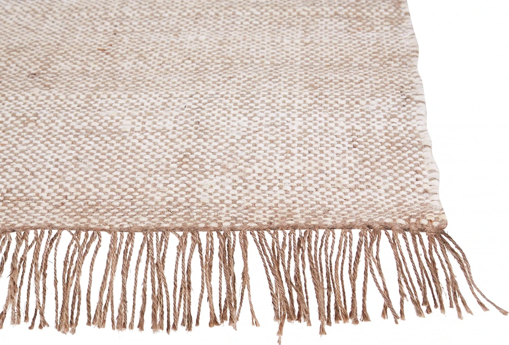 Beliani Džuto kilimas SAMLAR rudas 80 x 150 cm