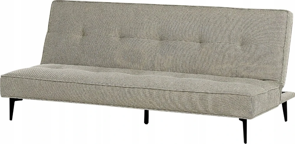Beliani Trivietė išlankstoma sofa ESSVIK šviesiai žalia