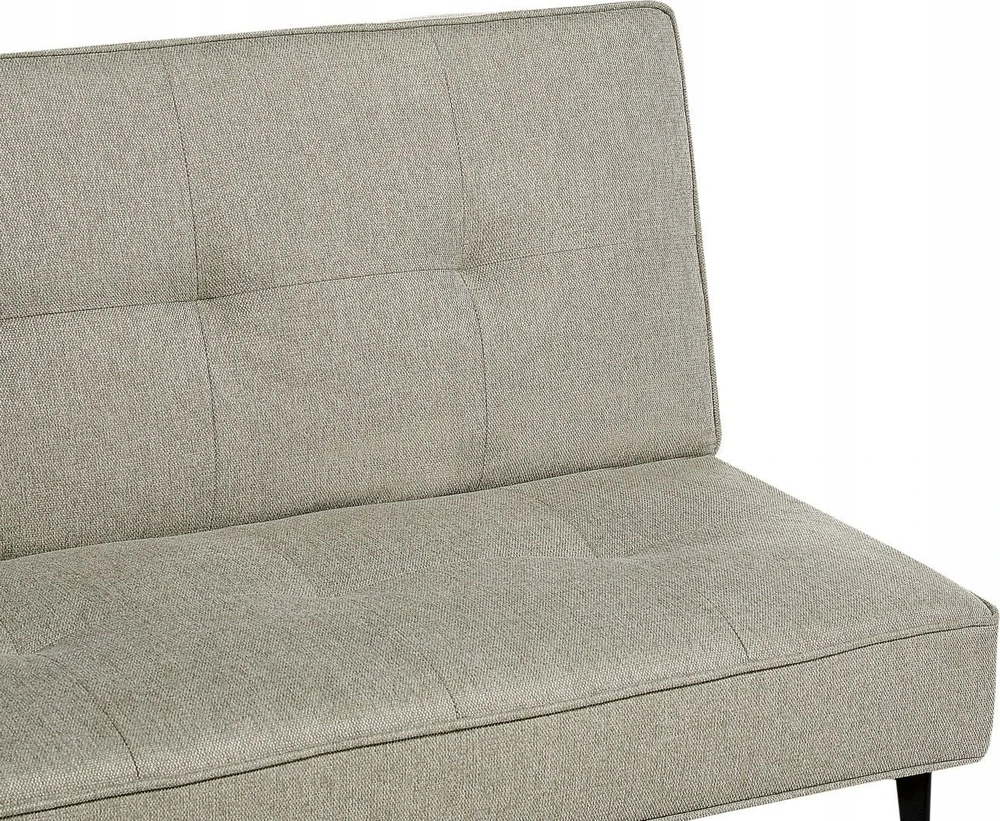 Beliani Trivietė išlankstoma sofa ESSVIK šviesiai žalia