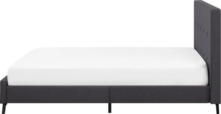 Beliani Lova AMBASSADOR 160 x 200 cm tamsiai pilka