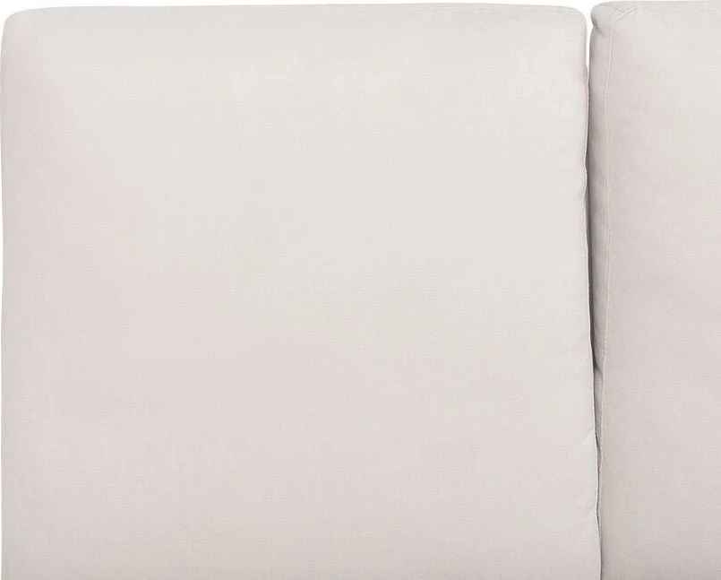 Beliani Lova su šenilo audiniu MELLE 160 x 200 cm šviesiai smėlio spalvos