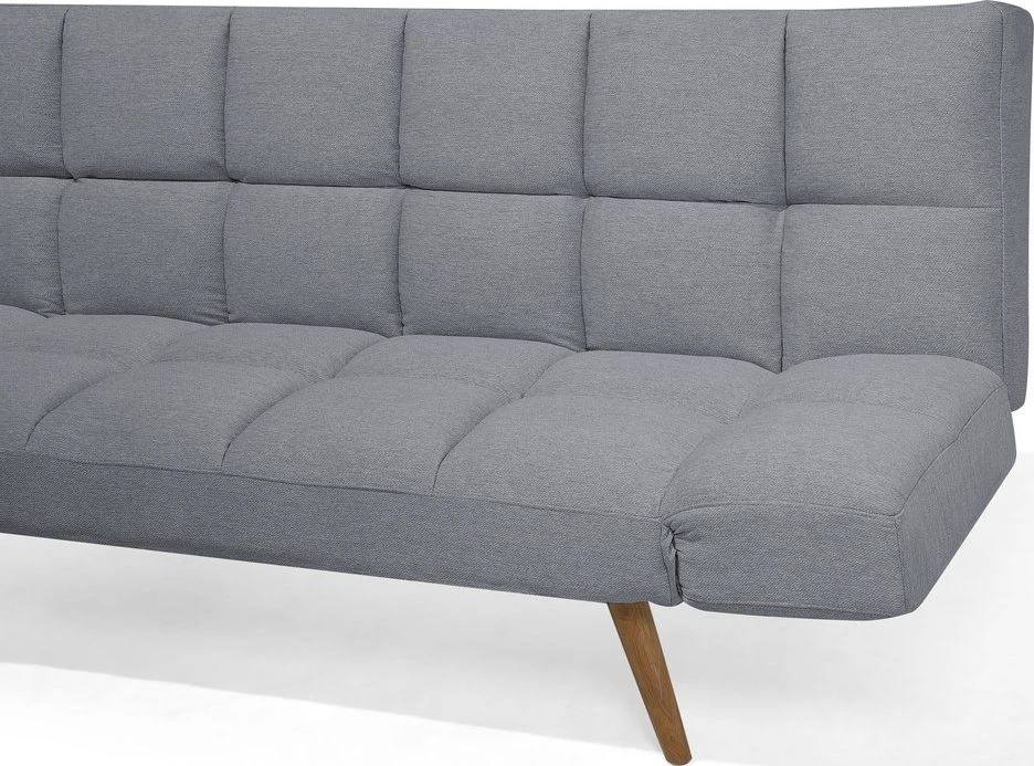 Beliani Dvivietė sofa-lova INGARO Pilka