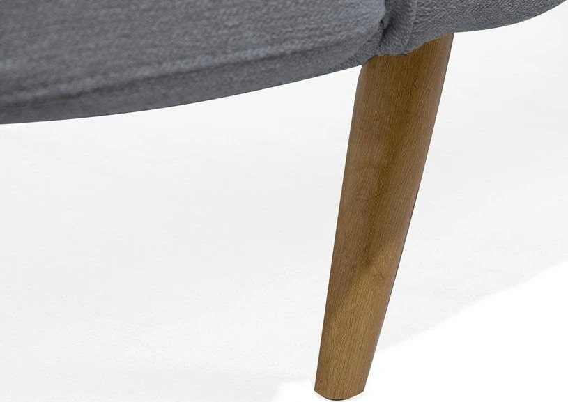 Beliani Dvivietė sofa-lova INGARO Pilka