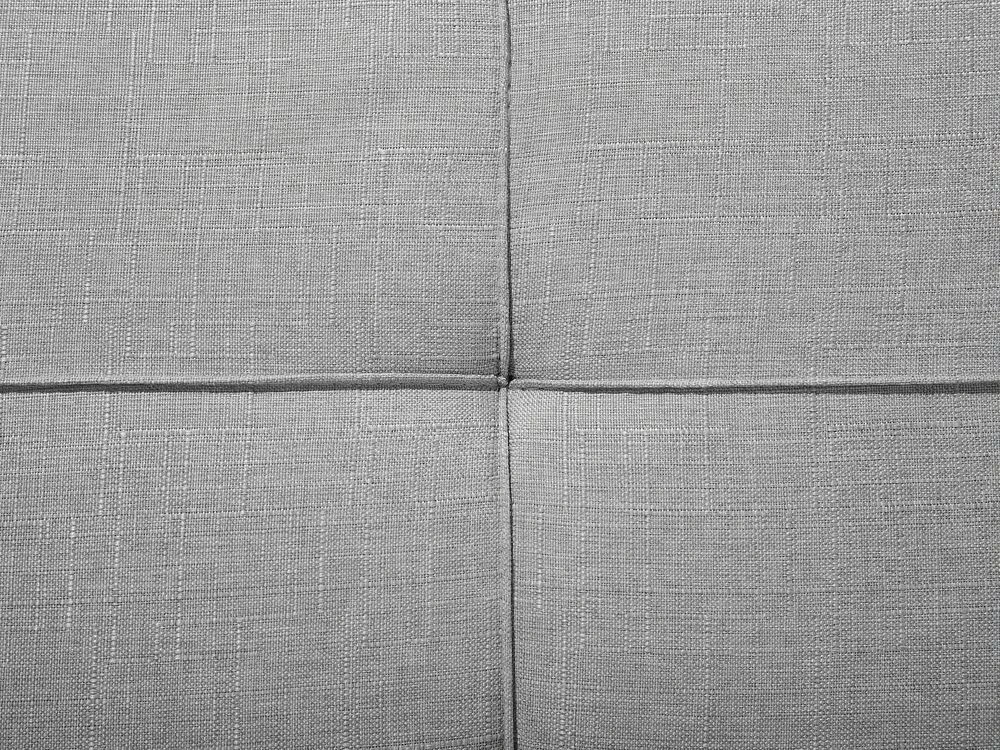 Beliani Trivietė išskleidžiama sofa RONNE šviesiai pilka