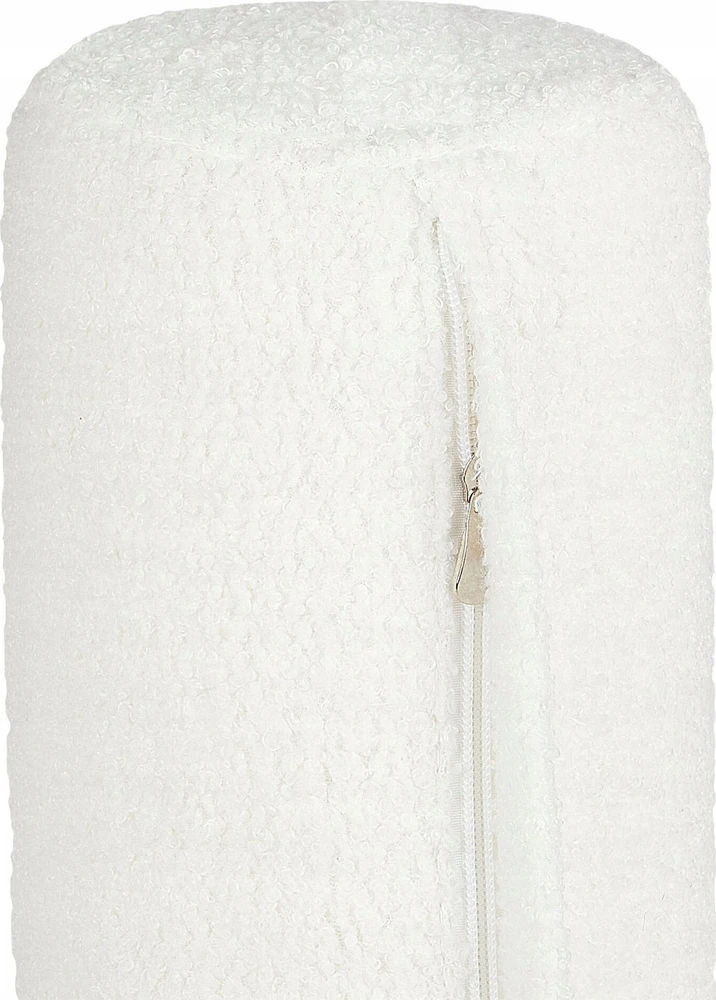 Sofa Beliani Šezlongas CHINON Boucle baltos spalvos